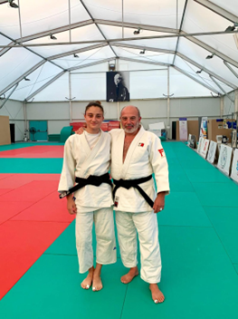 Interview With Katryna Esposito on her Judo Journey 1 Katryna and her coach