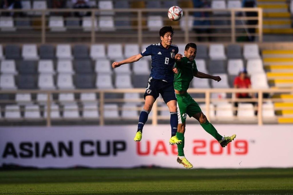 Wataru Endo playing for Japan