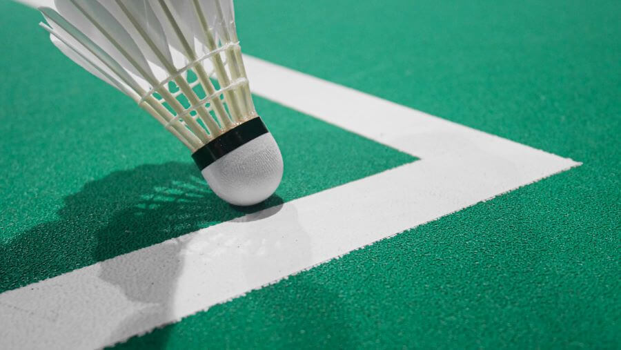 A Beginner's Guide to Badminton: Mastering the Basics 4 badminton shuttlecock near line