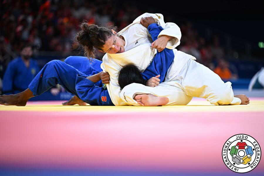 Interview with Miriam Butkereit: Inside the Mind of an Silver Medal Winning Olympian Judoka 2 Olympic Games Paris 2024 Mixed Teams QUARTER FINAL GER BUTKEREIT vs BRA QUADROS 70 kg c Kulumbegashvili Tamara 2